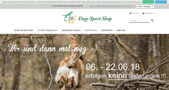 Desktop Screenshot of dogs-sport-shop.de